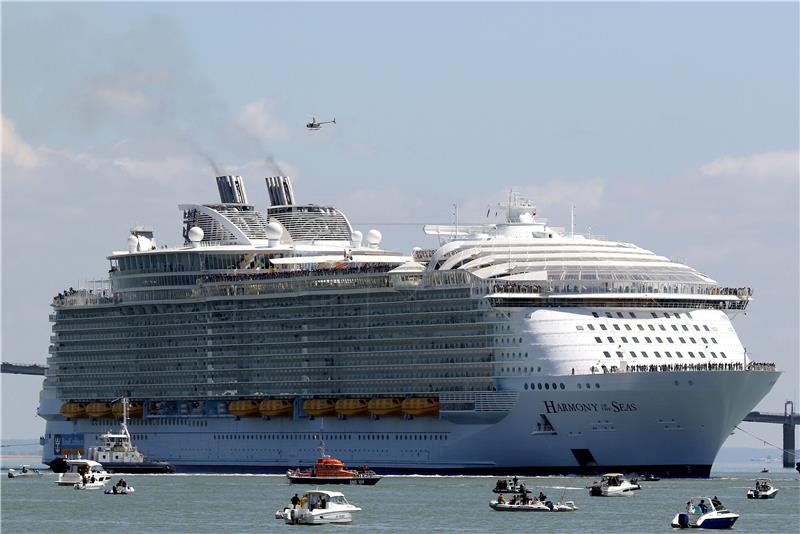 FRANCE CRUISE SHIP HARMONY OF THE SEAS SAINT NAZAIRE