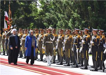 Teheran: Predsjednica Grabar-Kitarović sa iranskim predsjednikom Rohanijem