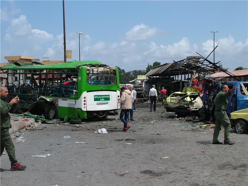 SYRIA UNREST JABLEH BLAST