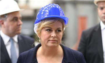 Kolinda Grabar-Kitarović posjetila Tvornicu željezničkih vozila Gredelj