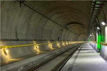 SWITZERLAND CONSTRUCTION GOTTHARD TUNNEL