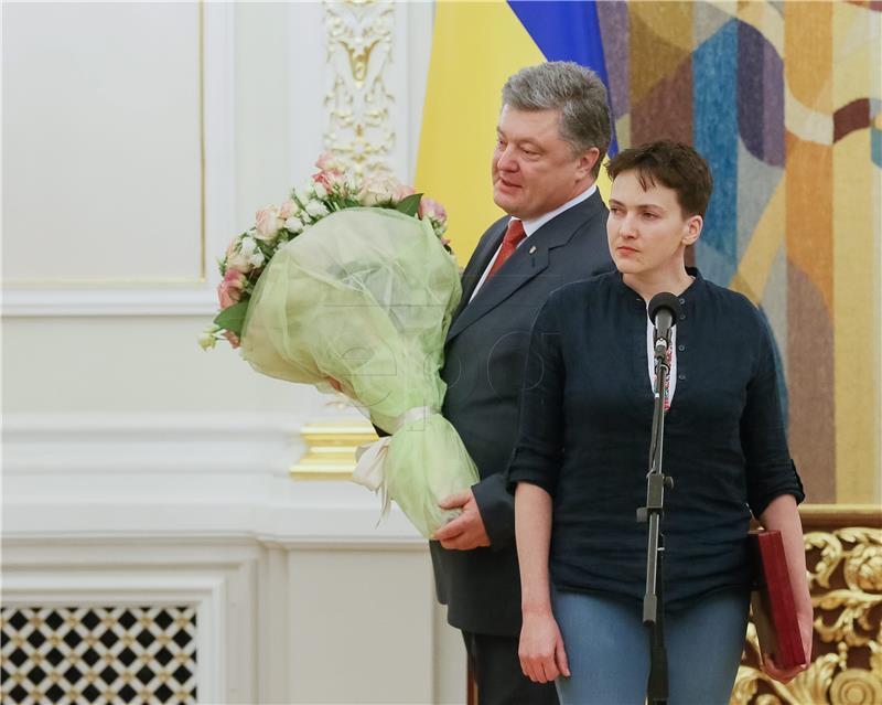 UKRAINE CRISIS SAVCHENKO RELEASE