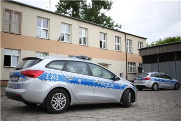 POLAND CRIME POLICE CARS EXPLOSIVES