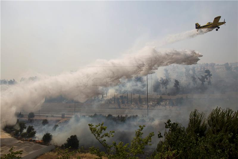 MIDEAST ISRAEL JERUSALEM FIRE