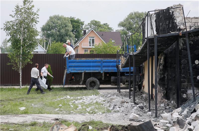 UKRAINE CARE HOME FIRE