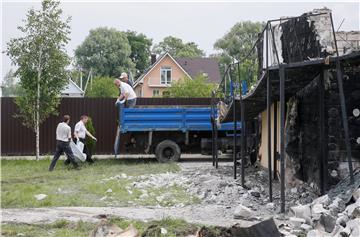 UKRAINE CARE HOME FIRE