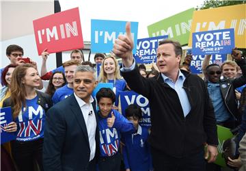 Sadiq Khan i David Cameron zajedno protiv Brexita