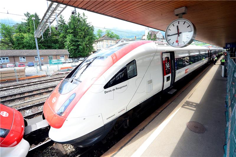 SWITZERLAND GOTTHARD TUNNEL OPENING