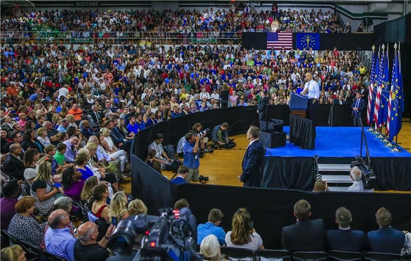 USA POLITICS OBAMA ELKHART