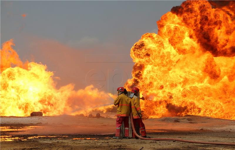 IRAQ KIRKUK FIRE