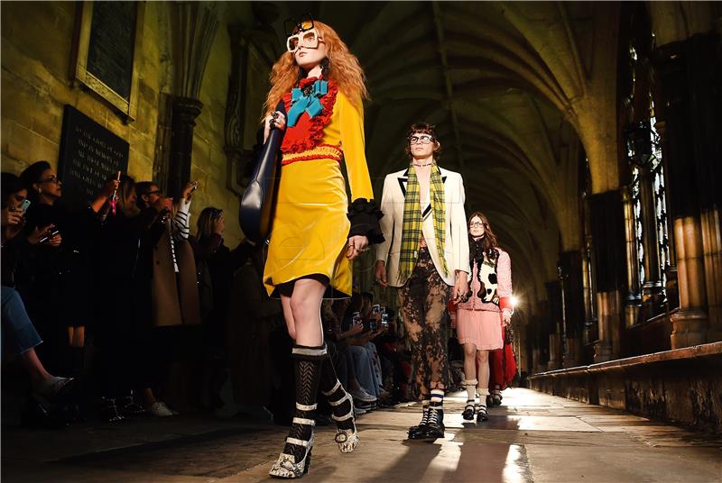 BRITAIN FASHION GUCCI WESTMINSTER ABBEY