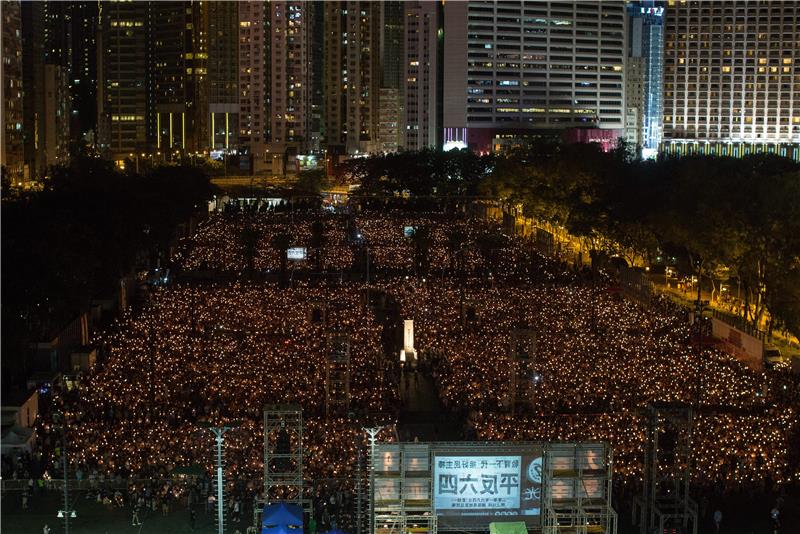 CHINA HONG KONG TIANANMEN VIGIL