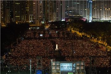 CHINA HONG KONG TIANANMEN VIGIL