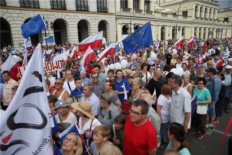 POLAND WARSAW OPPOSITION RALLY