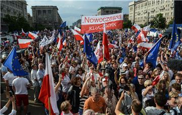 POLAND WARSAW OPPOSITION RALLY