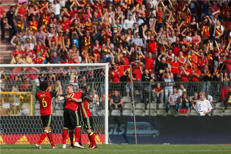 BELGIUM SOCCER INTERNATIONAL FRIENDLY