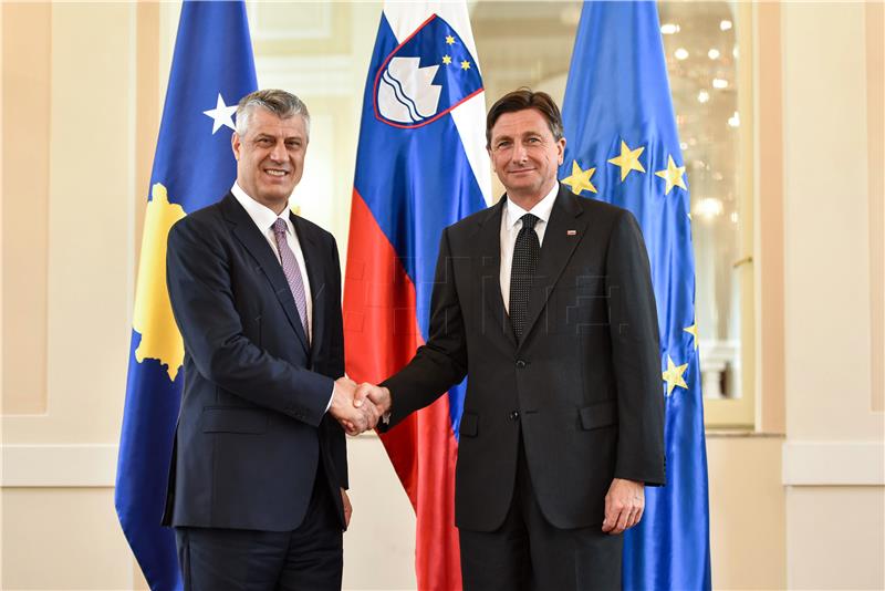 Pahor i Thaci za dijalog Beograda i Prištine