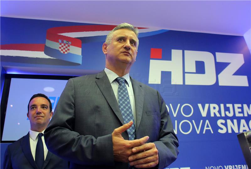 HDZ: Tomislav Karamarko održao konferenciju za medije