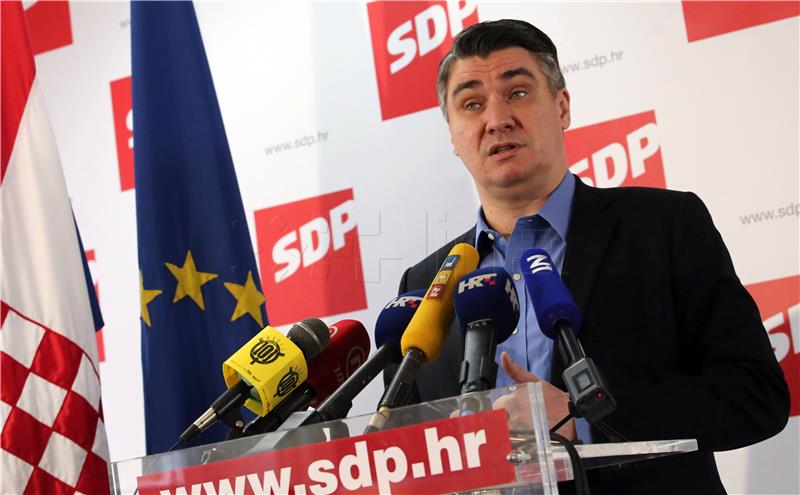 SDP: Zoran Milanović dao izjavu za medije