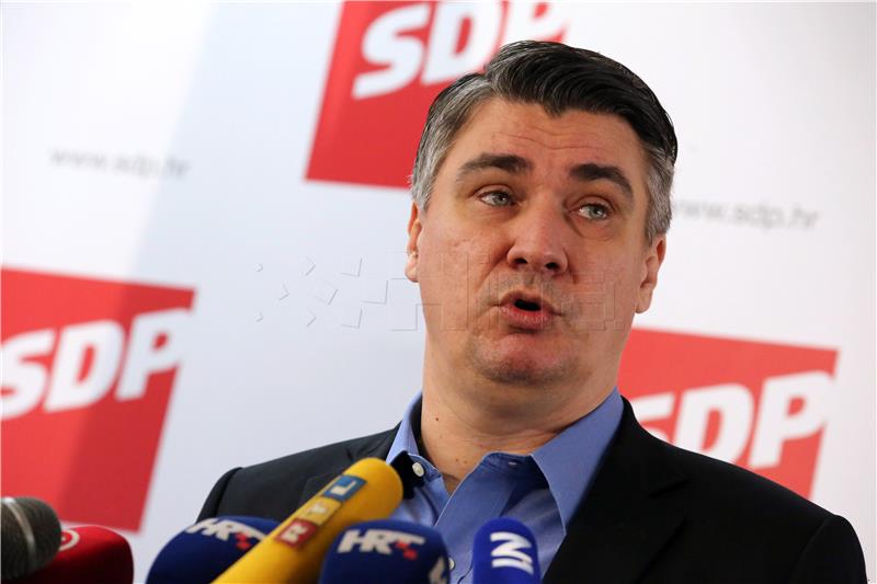 SDP: Zoran Milanović dao izjavu za medije