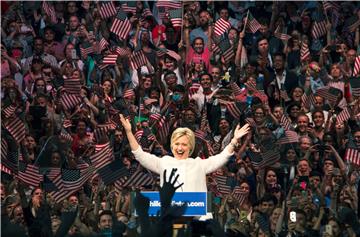 USA ELECTIONS HILLARY CLINTON NEW YORK