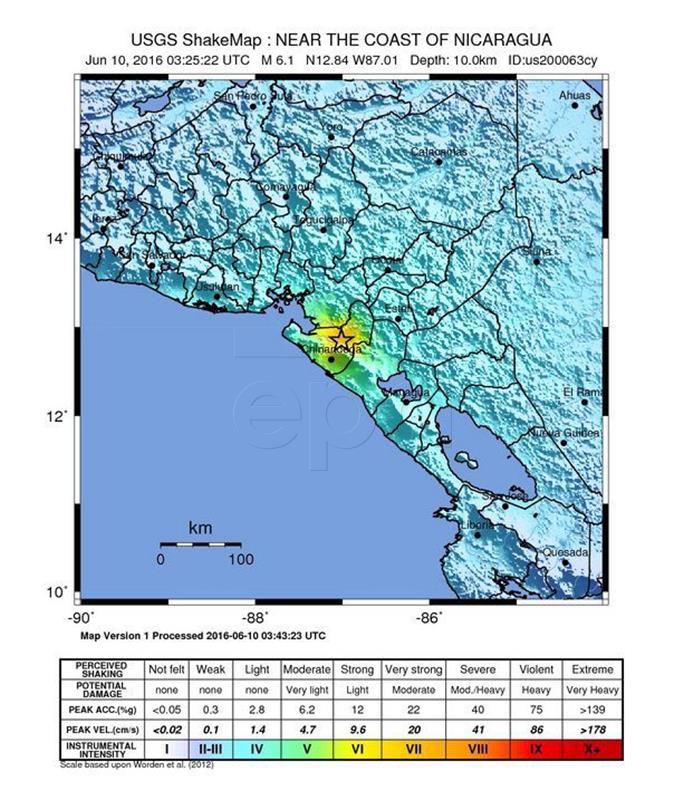 NICARAGUA EARTHQUAKE