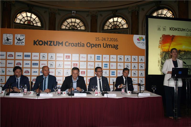 Konferencija za novinare 27. ATP teniskog turnira Konzum Croatia Opena Umag