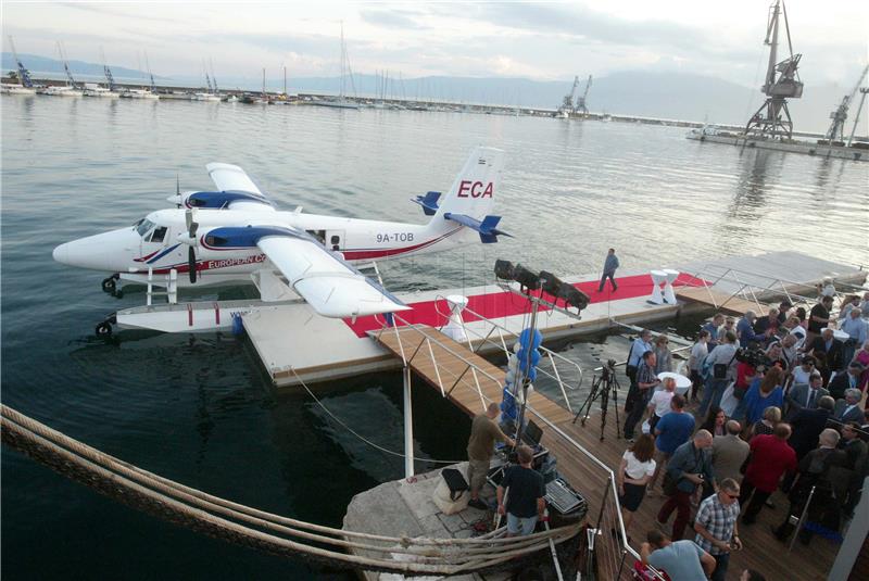 Pier for seaplanes opened in Rijeka