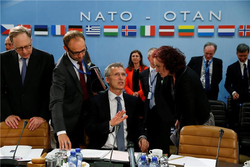 BELGIUM NATO DEFENSE MINISTERS MEETING