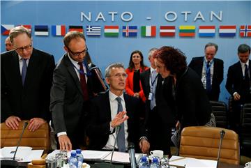 BELGIUM NATO DEFENSE MINISTERS MEETING