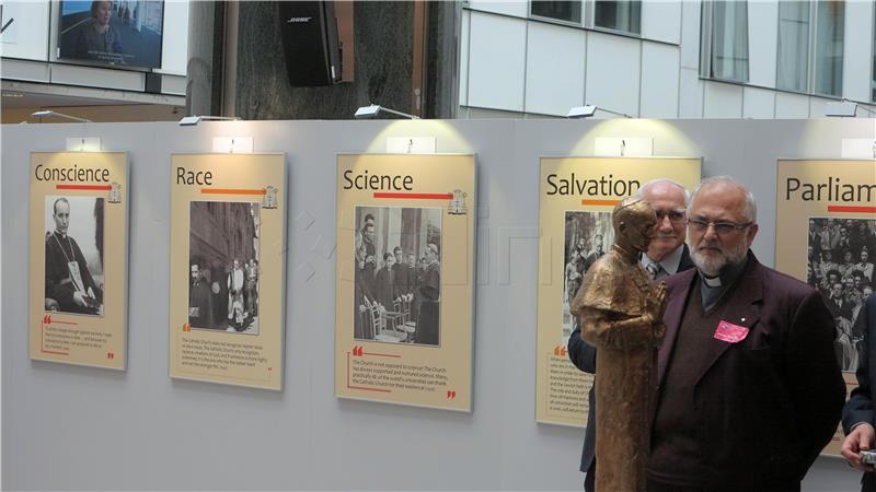 Exhibition on Alojzije Stepinac opened at European Parliament