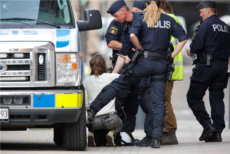 SWEDEN COAL POLICY PROTEST