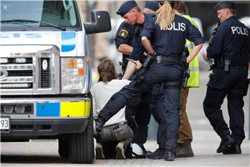 SWEDEN COAL POLICY PROTEST