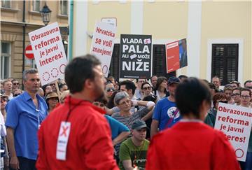 Prosvjedna akcija "Hrvatska može bolje - bez vas"