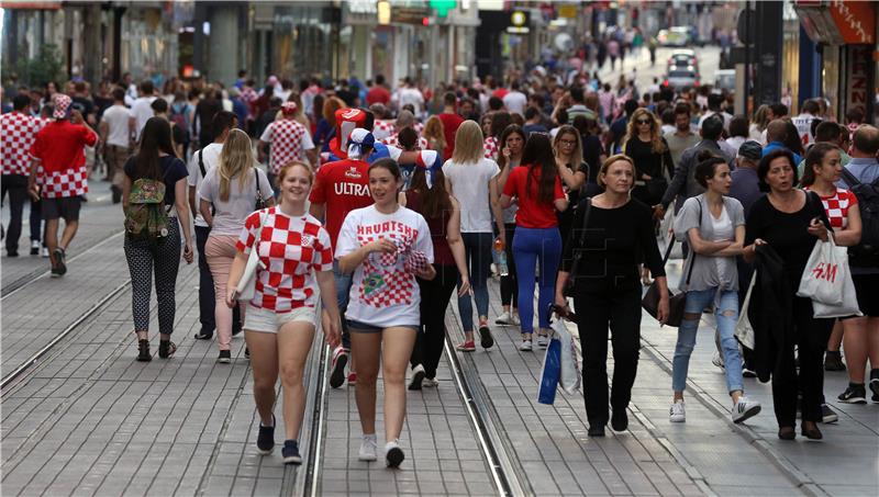 EURO 2016: Hrvatski navijači u Zagrebu