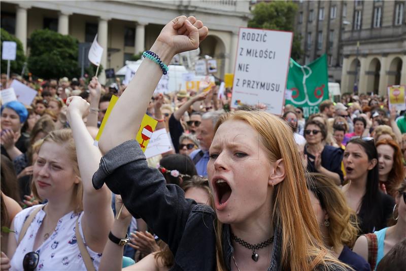 POLAND MARCH WOMENS RIGHTS