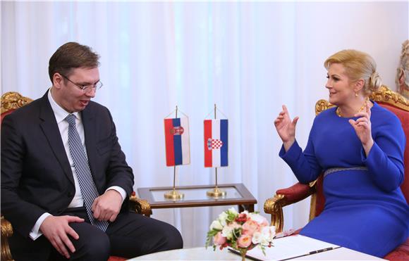 Grabar-Kitarovic: Meeting with Serbian PM not just another protocol meeting