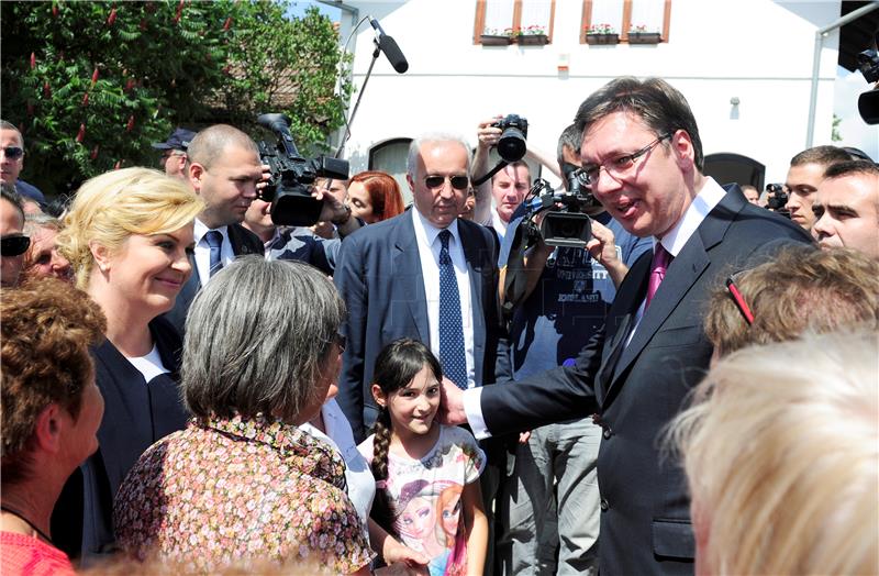 Grabar-Kitarović i Vučić posjetili Tavankut