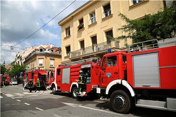 Zagreb: Požar u Novoj Vesi, jedna osoba ozlijeđena