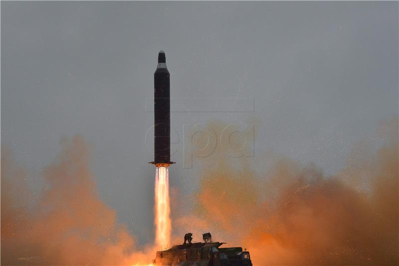 NORTH KOREA DEFENSE BALLISTIC ROCKET LAUNCH