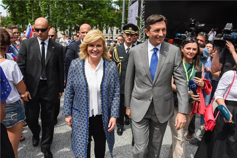 Predsjednica Republike Kolinda Grabar-Kitarović doputovala u posjet Sloveniji