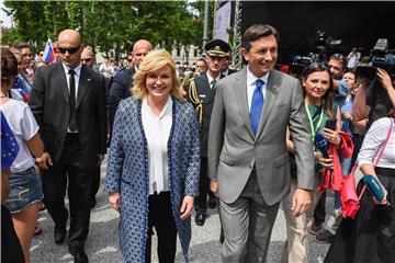 Predsjednica Republike Kolinda Grabar-Kitarović doputovala u posjet Sloveniji