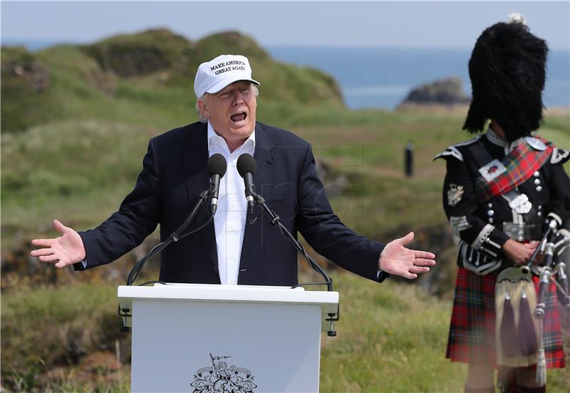 BRITAIN SCOTLAND USA DONALD TRUMP