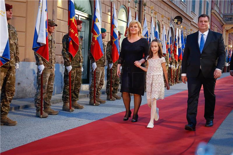 Croatian president attends ceremony marking 25th anniversary of Slovenia's independence