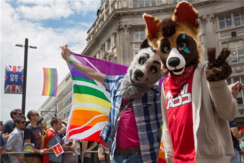 BRITAIN GAY PRIDE LGBT FESTIVAL