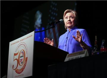 USA ELECTIONS CLINTON RAINBOW PUSH