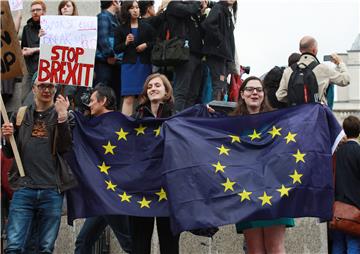 BRITAIN ANTI LEAVE DEMONSTRATION BREXIT