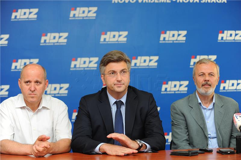 Predsjednici organizacija HDZ-a četiriju dalmatinskih županija podržali Plenkovića