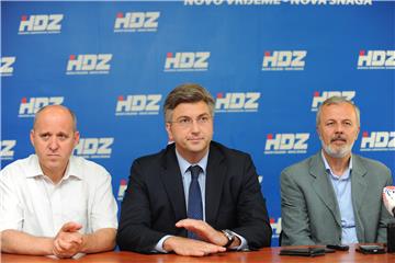 Predsjednici organizacija HDZ-a četiriju dalmatinskih županija podržali Plenkovića