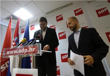 SDP: Grbin i Zmajlović održali konferenciju za medije